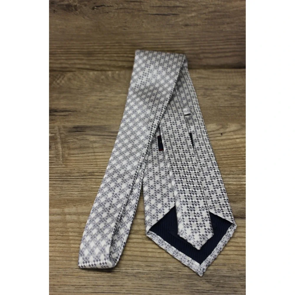 Henry‎ Jacobson Geometric Pattern Silk Tie Men's Classic Formal